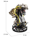 Dify Mechanical Cyber Cobra Snake Building Blocks Set, 1186+ PCS | Futuristic Gear Mechanism Design | Creative STEM Construction Toy &amp; Display Décor | 5 Year Structural Warranty