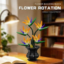 Dify Birds of Paradise Building Blocks Set (451+ PCS) | Exotic Flower DIY Model Kit | Artificial Floral Décor for Home & Office | 5 Year Structural Warranty