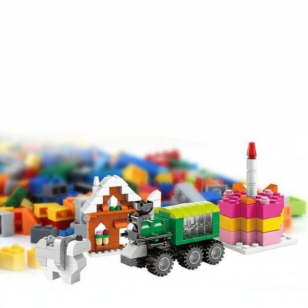 Dify Stem Building Blocks Set Dinosaur, Helicopter, and Many More Creative Learning Toys for Kids Puzzle Assembling Shape Toy 6 to 14 Year || (1000+Pcs)