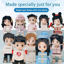 Dify Custom 2-Character Photo Building Blocks Set | Personalized Picture Mosaic Brick Art Kit | DIY Couple Memory Frame Gift | 5 Year Structural Warranty