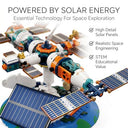 Dify Solar Powered Space Station Building Blocks Set (326+ PCS) | STEM Space Exploration Model Kit | Educational Construction Toy for Kids