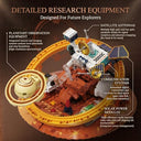 Dify Solar Powered Rover Building Blocks Set (354+ PCS) | STEM Space Exploration Vehicle Model Kit | Educational Construction Toy for Kids