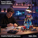 Dify 8-in-2 Robot Building Block Set, 769+ PCS Transforming Mech Models Construction Kit, STEM Educational Toy for Ages 14+, Creative Rebuild Play Set,