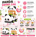 Dify Panda Rocking Ride Building Blocks Set 188+ Pcs | Cute Cartoon Animal Scooter Model | Creative Display Toy for Kids & Collectors
