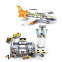 Dify Large International Airport Building Blocks Set (678+ PCS) | Airport Playset with Airplane, Vehicles & Accessories | STEM Construction Toy for Kids 6+ | 5 Year Structural Warranty