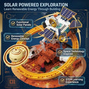 Dify Solar Powered Rover Building Blocks Set (354+ PCS) | STEM Space Exploration Vehicle Model Kit | Educational Construction Toy for Kids