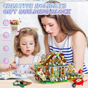 Dify Farm House Building Blocks Set (899+ PCS) | Countryside Architecture Model Kit | Creative Village House Display Décor for Teens & Adults