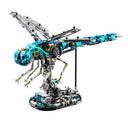 Dify Mechanical Dragonfly Building Set with Light – 866+ PCS Steampunk Insect Model with Hand-Crank Base, LED Display STEM Construction Kit, Compatible Bricks Collectible Gift for Ages 14+