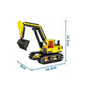 Dify 4-in-1 Construction Truck Building Block Set, 985+ PCS Multi-Model Engineering Vehicle Kit with Dump Truck, Excavator & Equipment, STEM Construction Toy Gift for Kids & Teens | 5 Year Structural Warranty