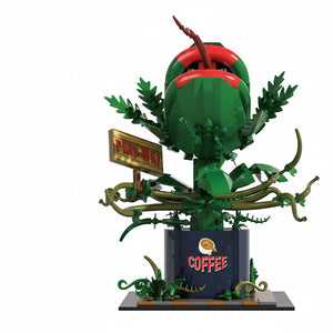 Dify || Piranha Plant Building Kit || 838 PCS || Cannibal Flower Model with Movable Mouth || DIY Plant Decor Toy for Adults & Teens