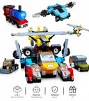 Dify 6-in-1 Airplane Building Blocks Set (845+ PCS) | Transforming Aircraft Models Construction Kit | STEM Educational Toy for Kids & Teens | Creative Play Set | 5 Year Structural Warranty