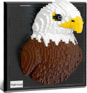 Dify Eagle Wall Art Building Blocks Set (1700+ PCS) | Complex for Ages 14+ | 3D Bird of Prey Mosaic Display Model | Home & Office Wall Décor