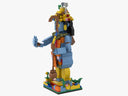 Dify Ram Ji Building Block Set, Indian Devotional Figure Model, Creative Construction Toy with Decorative Design, Cultural Building Activity for Home Display, Collection and Gifting