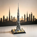 Dify Burj Khalifa Building Blocks Set (599+ Pieces) | Dubai Landmark Architecture Model | Detailed Collectible Tower Kit | STEM Toy Gift for Teens & Adults