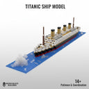 Dify Titanic Ship Micro Mini Building Blocks Set (1878 Pieces) – Detailed Ship Replica DIY Construction Toy for Ages 14+, STEM Collector Gift | 5 Year Structural Warranty