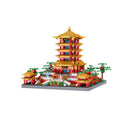Dify 2350pcs Mini Building Blocks Chinese Garden Wedding Pavilion Set - Micro Bricks Technic Compatible Kit for Kids Adults Age 14+