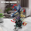 Dify Mechanical Shark Building Blocks Set (687+ PCS) | Complex for Ages 14+ | Rotatable Sea Animal Model with Display Stand | STEM Construction Toy