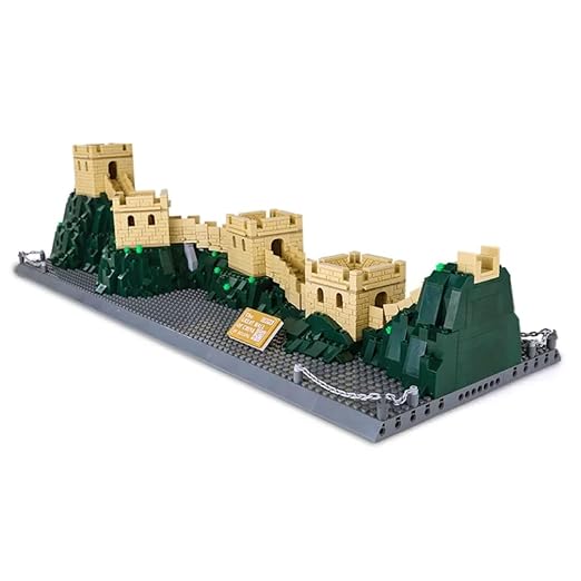 Dify Great Wall of China Building Blocks Set (1407+ Pieces) | Famous Landmark Architecture Model Kit | Detailed Collectible Display Toy | STEM Gift for Teens & Adults