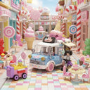 Dify Ice Cream Car Building Blocks Set (294+ PCS) | Cute Dessert Truck Model Kit | Creative Mini Vehicle Construction Toy for Kids & Collectors