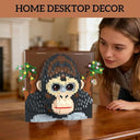 Dify Orangutan Wall Art Building Blocks Set (1810+ PCS) | Complex for Ages 14+ | 3D Wildlife Mosaic Display Model | Home & Office Wall Décor