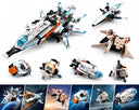 Dify 6-in-1 Airplane Building Blocks Set (866+ PCS) | Transforming Aircraft Models Construction Kit | STEM Educational Toy for Kids & Teens | Creative Play Set
