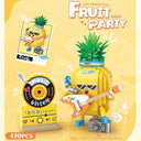 Dify Pineapple Guitarist Building Blocks Set 430+ Pcs | Fruit Party Music Series | Cute Musical Character Model | Creative Display Toy for Kids & Collectors