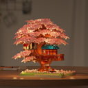 Dify Cherry Blossom Bonsai Tree Building Set (2151+ PCS) – Japanese Sakura Tree House Model with LED Lights, Pink Mini Bricks DIY Kit, Creative Collectible Décor Gift for Teens & Adults 14+