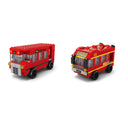 Dify 6-in-1 Bus Building Block Set Toys | STEAM Kit for Kids | Build School Buses, City Transports & More (1000+ Pcs) | Birthday Gift for Boys & Girls | 5 Year Structural Warranty