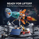 Dify Solar Powered Rocket Building Blocks Set (341+ PCS) | STEM Space Launch Vehicle Model Kit | Educational Construction Toy for Kids