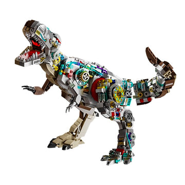 Dify Mechanical T-Rex Building Kit – 1388 PCS STEM Dinosaur Construction Blocks, Large Articulated Tyrannosaurus Rex Model with Moving Joints, Educational Gift Toy for Ages 14+