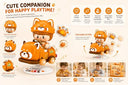 Dify Red Panda Rocking Ride Building Blocks Set 190+ Pcs | Cute Cartoon Animal Scooter Model | Creative Display Toy for Teens, Adults & Collectors | 5 Year Structural Warranty