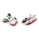 Dify 6-in-1 Ship Building Block Set Toys [White] | STEAM Kit for Kids | Build Boats, Yachts & More (1000+ Pcs) | Birthday Gift for Boys & Girls