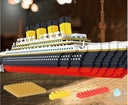 Dify Big Titanic Ship Micro Mini Building Blocks Set with LED Light (3688 Pieces, Complex only for 14+) – DIY Construction Toy, Ship Replica, STEM Gift | 5 Year Structural Warranty