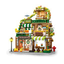 Dify Cityscape Coffee Shop Building Blocks Set – 828+ Pieces Urban House Store Model, Creative DIY Construction Toy for Boys & Girls, Christmas Birthday Gift | 5 Year Structural Warranty
