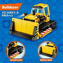 Dify 4-in-1 Construction Truck Building Block Set, 985+ PCS Multi-Model Engineering Vehicle Kit with Dump Truck, Excavator & Equipment, STEM Construction Toy Gift for Kids & Teens