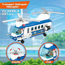 Dify 4-in-1 Airplane Building Block Set, 936+ PCS Multi-Model Aircraft Kit with Passenger Plane, Cargo Plane & Airport Vehicles, STEM Construction Toy