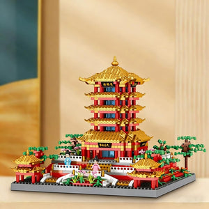 Dify 2350pcs Mini Building Blocks Chinese Garden Wedding Pavilion Set - Micro Bricks Technic Compatible Kit for Kids Adults Age 14+