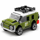 Dify Pull Back Car Building Blocks Set, 73 PCS Olive Green Off-Road SUV Model Kit, Sports Car Building Toy for Kids, Teens & Adults | 5 Year Structural Warranty