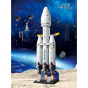 Dify Falcon Heavy Rocket Building Blocks Set (79 PCS) | Kids Space Series STEM Construction Toy Compatible with Major Brick Brands | 5 Year Structural Warranty