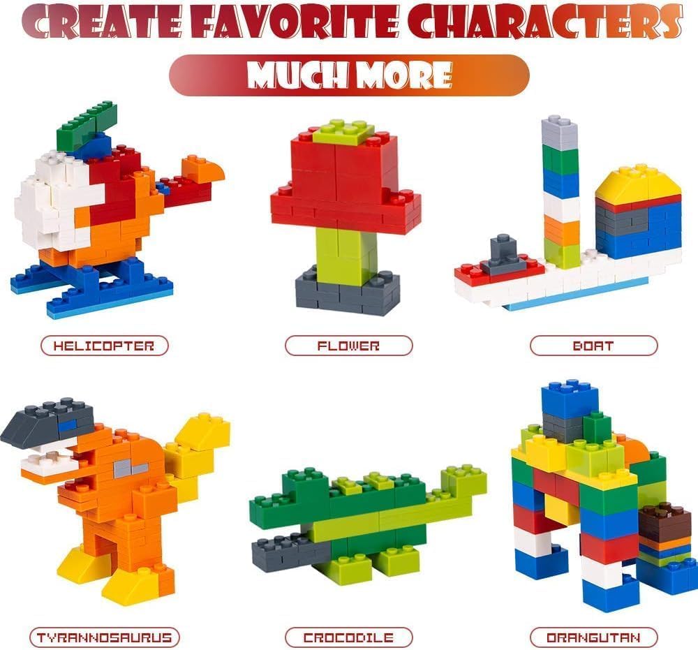 Dify Building Blocks Set – 1100 Pieces, Random Colors & Shapes, STEM Toys for Kids 6+ Years | Compatible Bricks, Educational Gift for Boys & Girls