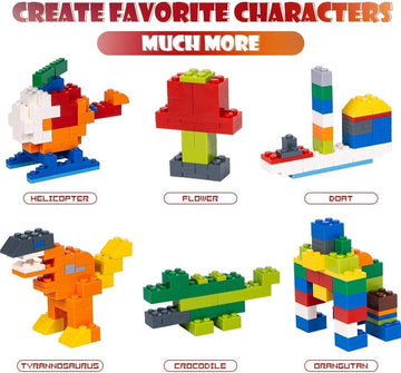 Dify Building Blocks Set – 1100 Pieces, Random Colors & Shapes, STEM Toys for Kids 6+ Years | Compatible Bricks, Educational Gift for Boys & Girls
