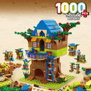 Dify 6-in-1 Tree House Building Blocks Set (1000+ Pieces) | STEAM Learning Construction Kit for Kids | Build Treehouses, Jungle Camps & Nature Adventures