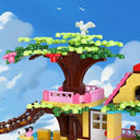 Dify Creative Tree House Building Blocks Set, 958+ PCS Mini Brick Nature Treehouse Model Kit with Swing Telescope Cat Birds, Construction Toy for Kids Girls Boys Teens, Gift Idea Ages 10+
