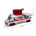 Dify 6-in-1 Ambulance Building Block Set Toys | STEM Kit for Kids | Build Rescue Ambulances & Emergency Vehicles (1000+ Pcs) | Birthday Gift for Boys & Girls
