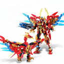 Dify Vermilion Bird Building Blocks Set (531+ PCS) | Mythical Phoenix Guardian Model Kit | Creative STEM Construction Toy & Display Décor | 5 Year Structural Warranty