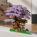 Dify Cherry Blossom Bonsai Tree Building Set – 2229+ Pieces Japanese Sakura Tree House Model, Mini Micro Bricks Creative Collectible Gift for Adults & Teens 14+ (Purple)