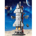 Dify Space Series · Shuttle Building Blocks Set for Kids & Teens · 107 Pcs · Space Command Center Play Kit with Minifigure · Compatible with Major Brick Brands