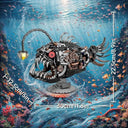 Dify Mechanical Lantern Fish Building Blocks Set (1038+ PCS) | Complex for Ages 14+ | Light-Up Deep Sea Animal Model with Display Stand | STEM Construction Toy