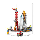 Dify Space Ship Exploration Rocket and Launcher Building Block Set Toys STEAM Aerospace Kit Model Gift for Birthday, Children's Day