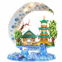 Dify Guanghan Palace Building Kit, 3060 PCS Chinese Architecture Micro Building Blocks Set for Adults